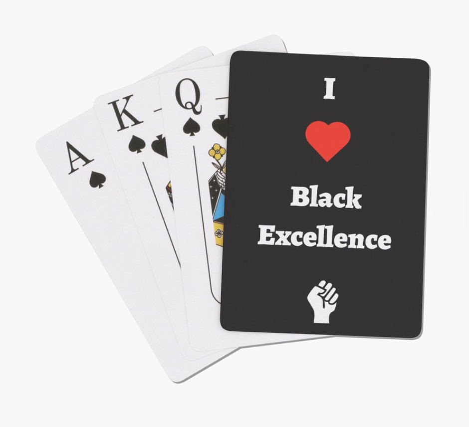 'I love Black Excellence' Playing Cards