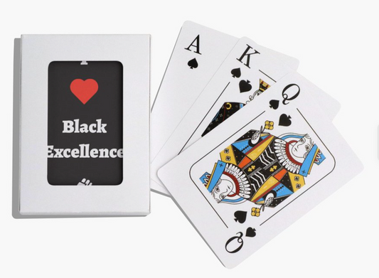 'I love Black Excellence' Playing Cards